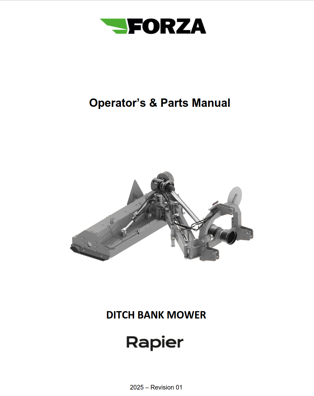 FORZA Rapier Flail Mower Manual_0