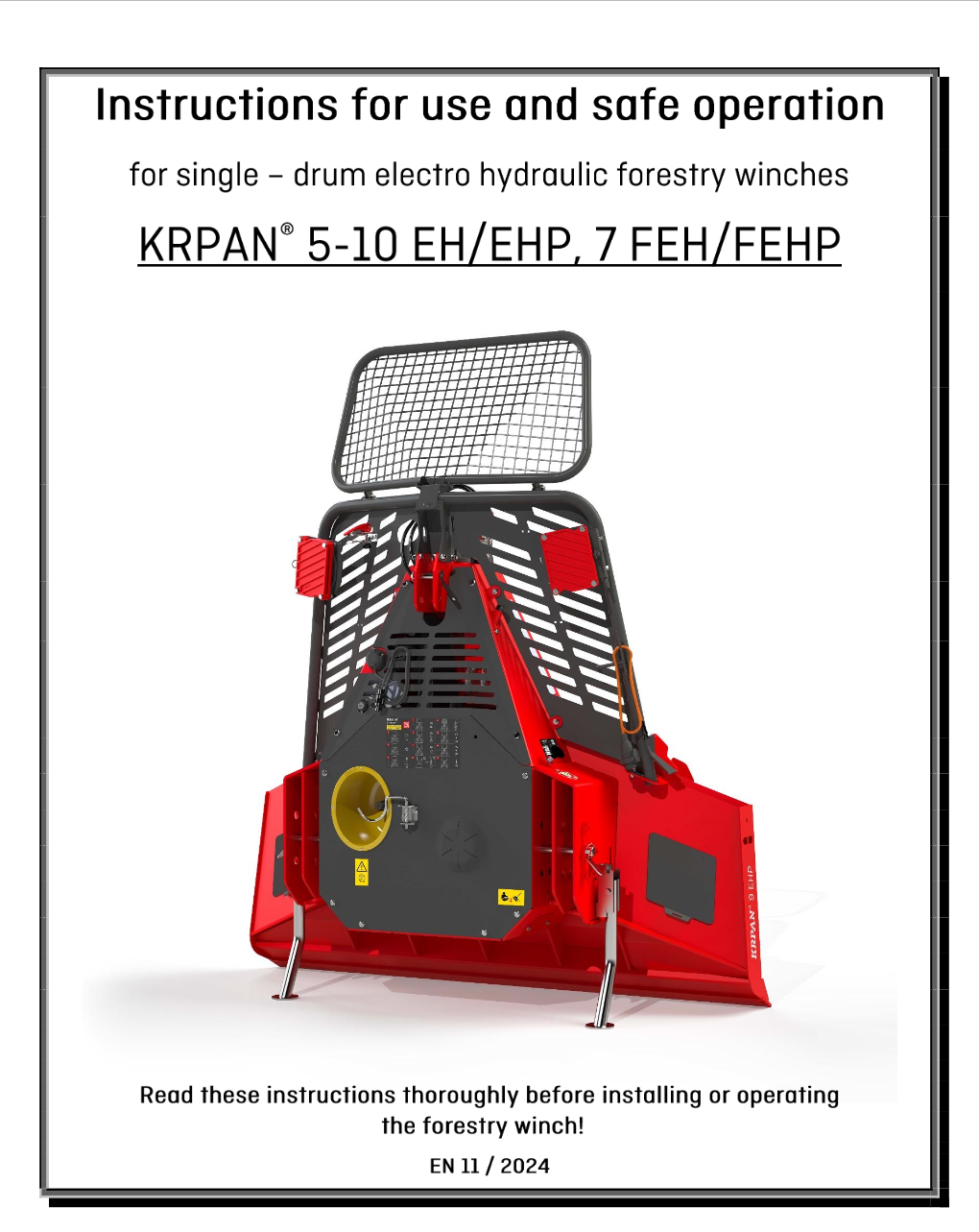 KRPAN Logging Winch