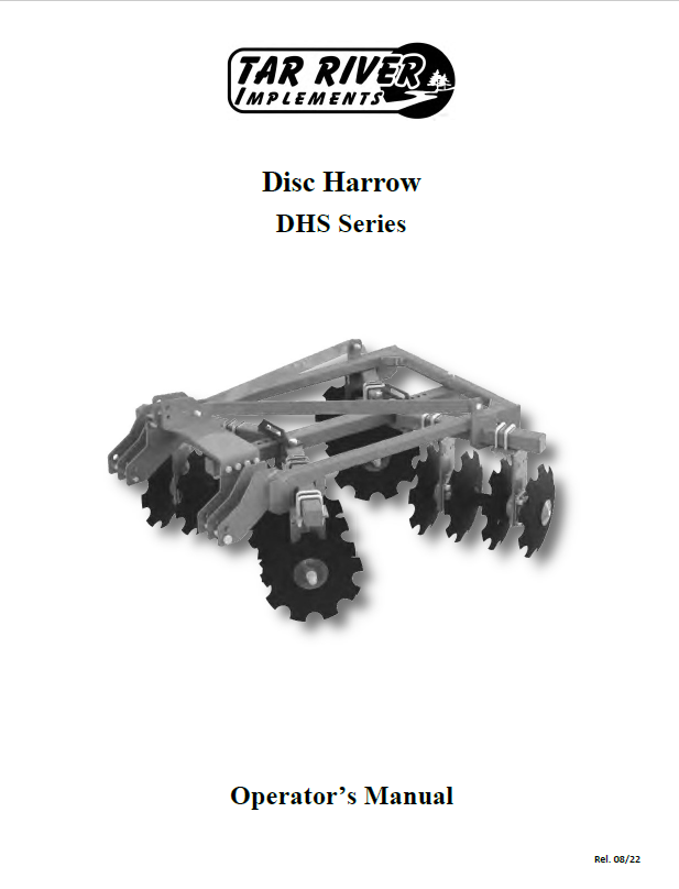 DHS Series Disc Harrow Manual 