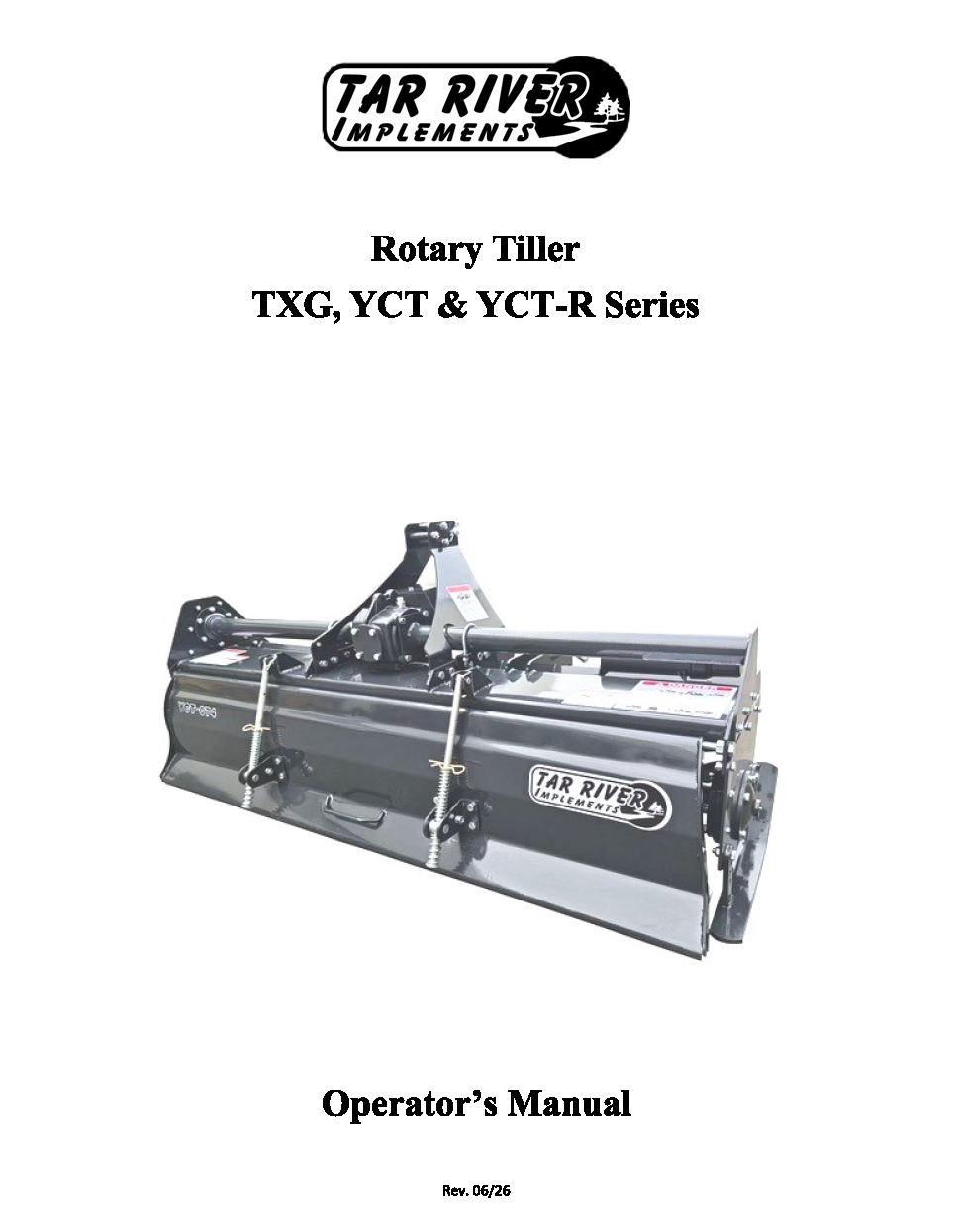 TXG-YCT Tiller