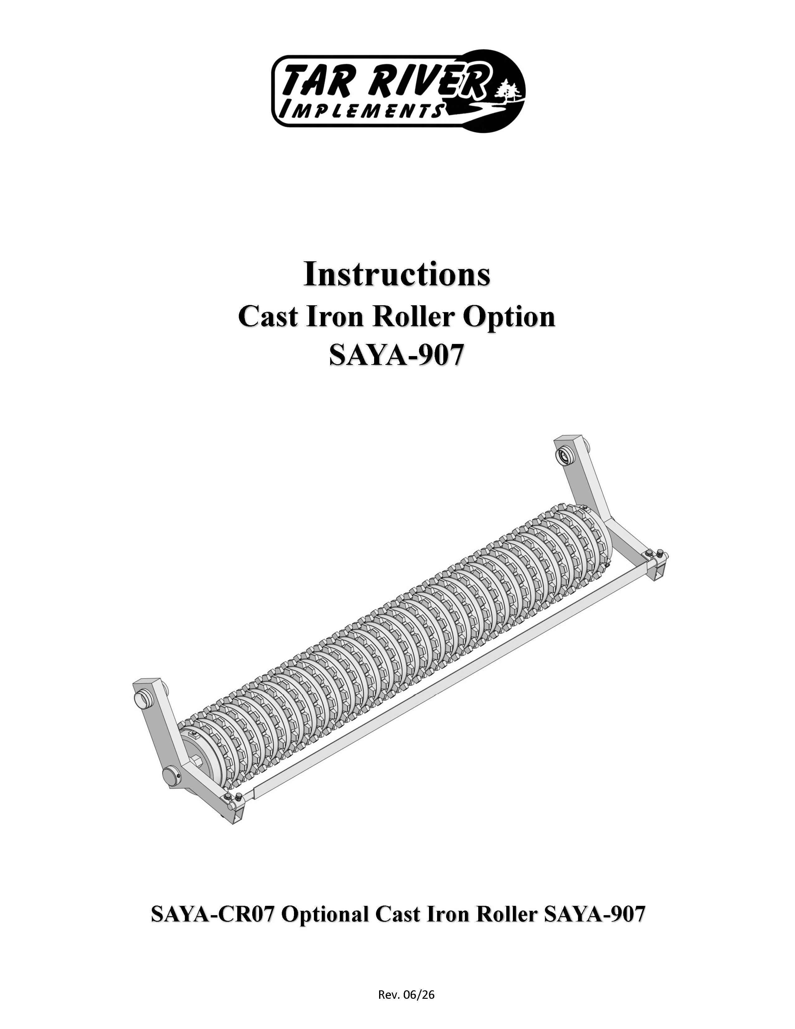 Cast Iron Roller SAYA-907