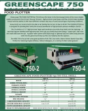NEW GREENSCAPE FOODPLOTTER 750
