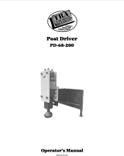 PD-68-200 Post Driver Manual