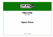 PRZ-3100 Hay Tedder Manual Parts - G2 PRO SP rev.1e TAR RIVER