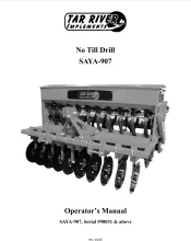 SAYA-505_507 No-Till Drill Manual